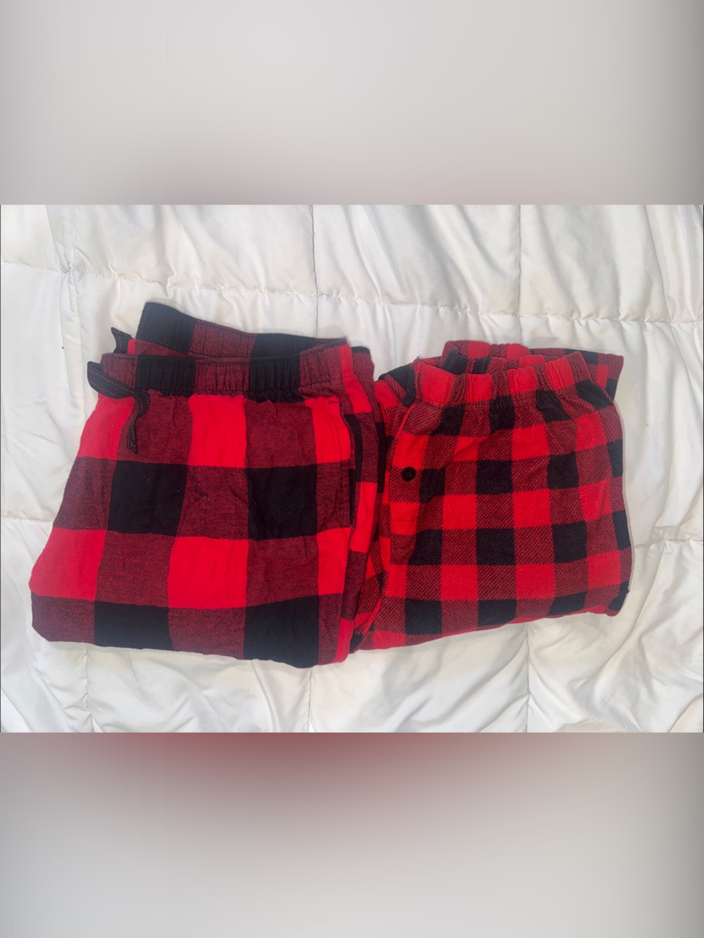 Red and Black Buffalo Plaid Lounge Pant Bundle